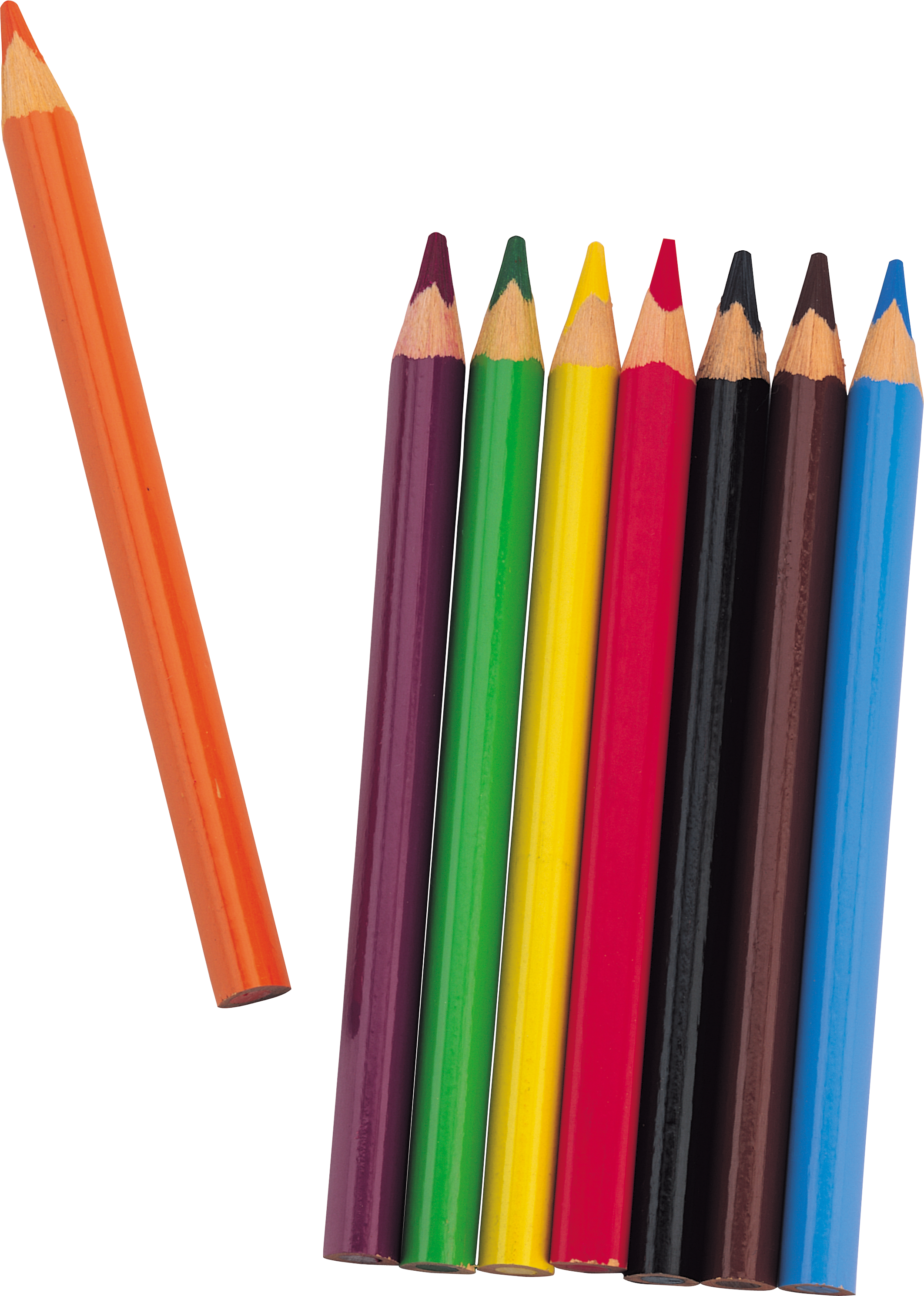 文具铅笔彩色铅笔绘画工具装饰元素