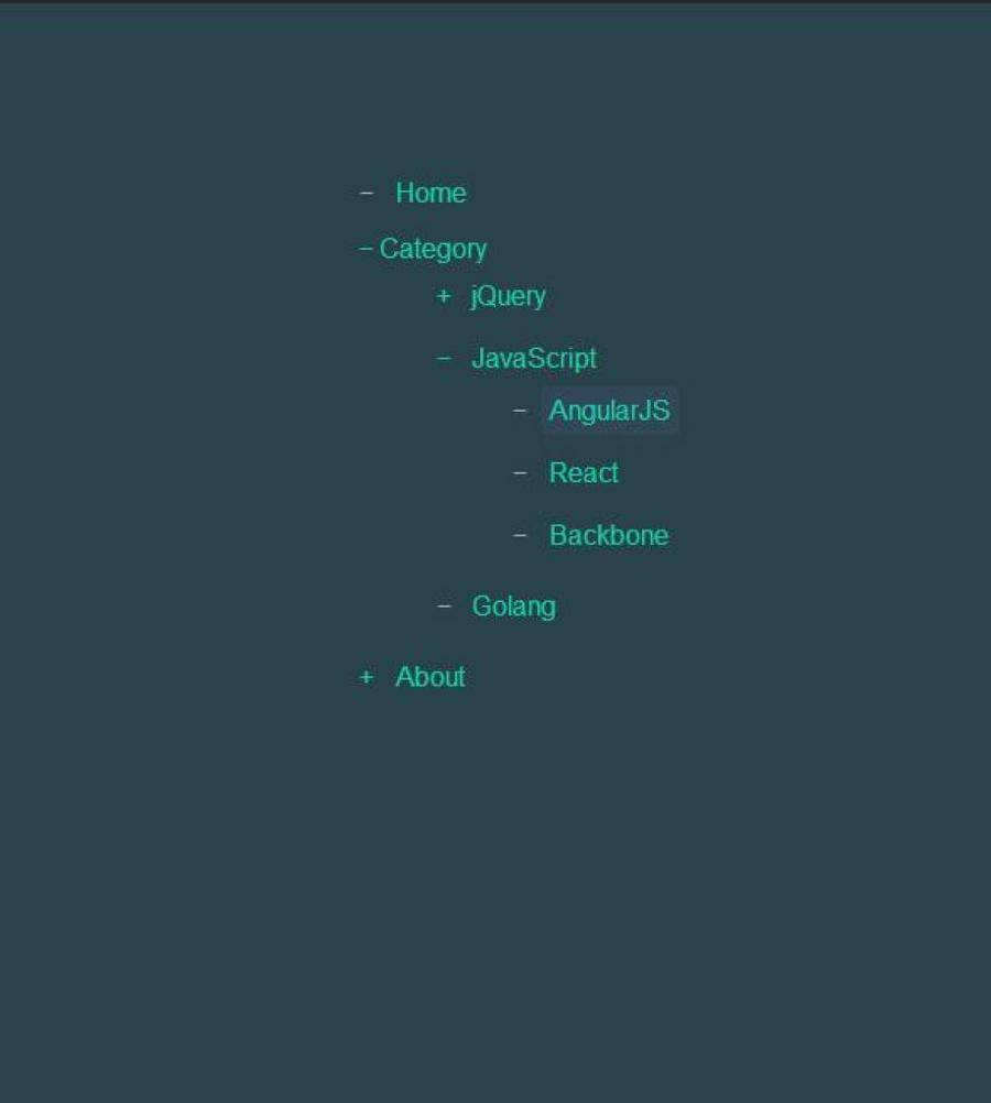 jQuery轻量级树状菜单插件代码封面图