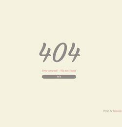 超级简单的灰色素版网站404页面