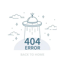 网页被外星人抓走了404错误提示页面