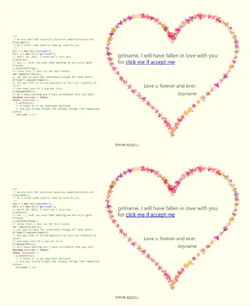  程序员爱情520表白网页动画代码