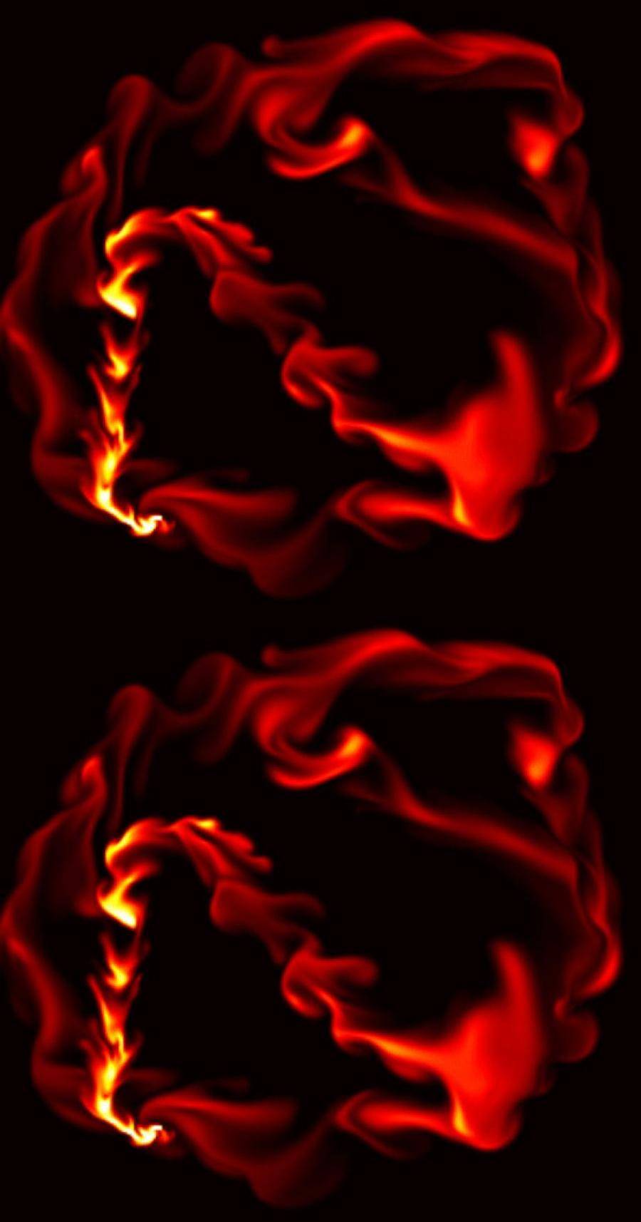 html5 canvas抽象液体流动火焰动画特效封面图