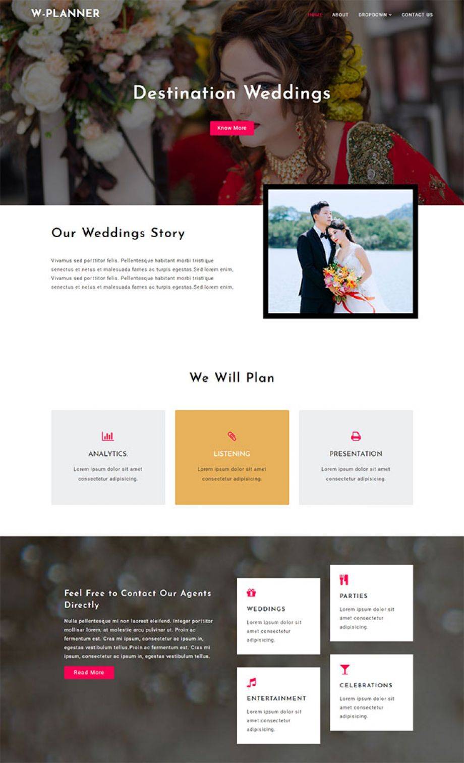 伯爵旅行婚纱摄影网站模板