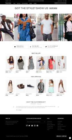 HTML5响应式服装配饰网上购物商城模板封面图