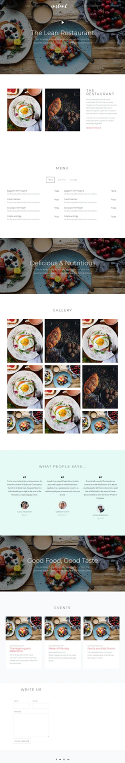 HTML5响应式西式茶点美食文化企业模板封面图