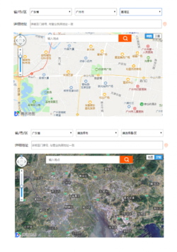 HTML5svg地理定位腾讯地图浏览插件