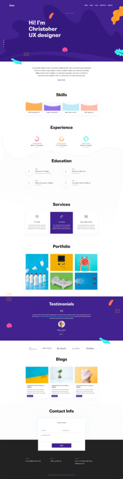 HTML5创意品牌设计服务网站模板