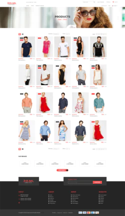 HTML5响应式男女服装电子商务网站模板