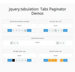 HTML5分页插件jquery.tabulation.js代码封面图