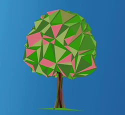 HTML5/svg绘制晶状大树动画效果插件