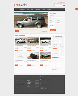 HTML汽车交易售卖网站平台模板