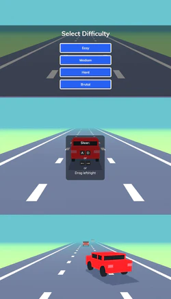 JavaScript与CSS绘制汽车在高速公路行驶动画效果