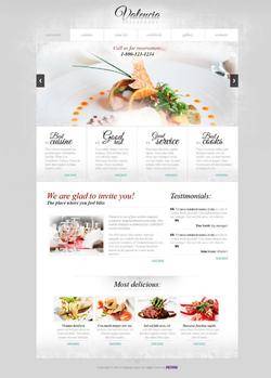 HTML线上美食网站推广订餐购物模板