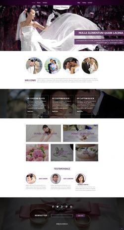 H5自适应婚礼服务公司企业网站模板