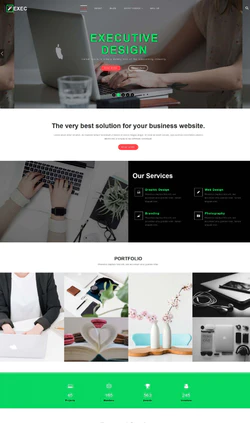 红色简洁风格的设计公司企业网站模板