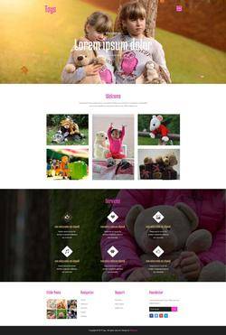 Bootstra响应式的儿童礼品玩具企业网站模板