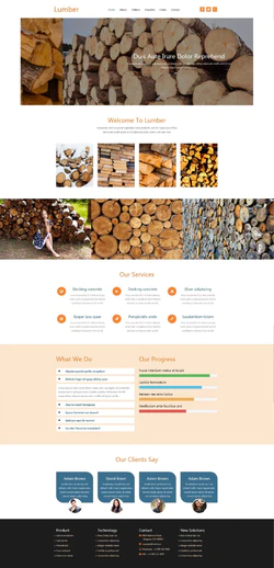 Bootstra响应式的木行业采购交易网站模板