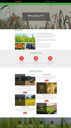 Bootstra响应式的农场果蔬团队行业网站模板