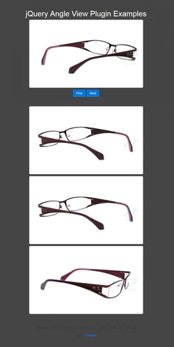 HTML5+jQuery实现眼镜店360度产品全景预览
