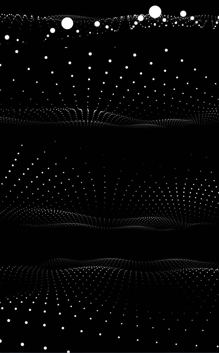 html5跟随鼠标炫酷3D波浪粒子特效