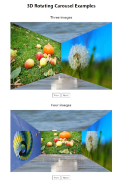 jQuery+CSS3 3D旋转图片切换焦点图插件封面图