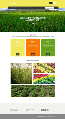 农业生态种植基因转化优良种植品种网站模板