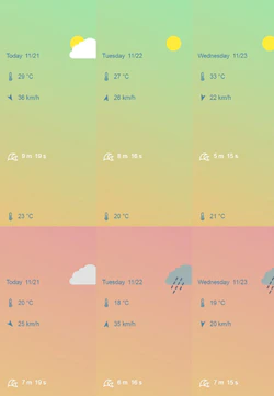 在线展示天气预测发布平台网站模板