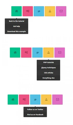 彩色菜单栏带动画效果插件代码封面图