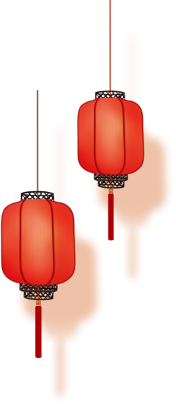 春节门头大红灯笼png免抠元素封面图