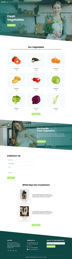有机蔬菜当前售价展示平台网站模板