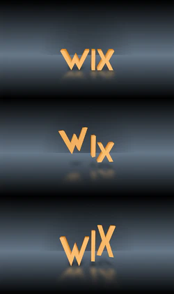 WIX橙色文字逐个跳动网页动画特效