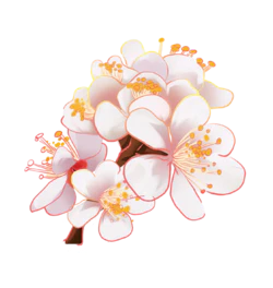 梅花樱花植物花卉装饰元素