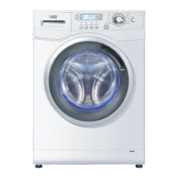 海尔智能洗衣机银白色实拍装饰元素
