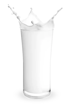 实拍杯装牛奶透明玻璃杯营养纯牛奶装饰元素