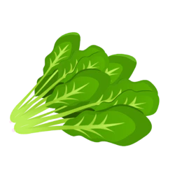 手绘绿色卡通蔬菜装饰元素免费下载