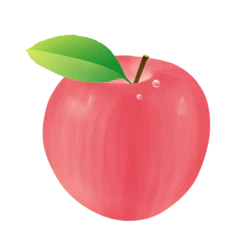 卡通手绘红色苹果设计素材免费下载