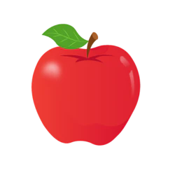 红色卡通手绘苹果免费设计素材