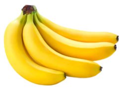 一串新鲜香蕉水果实物设计素材